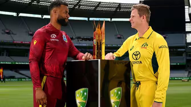 Aus Vs Wi 1st ODI- ऑस्ट्रेलिया-वेस्टइंडीज के बिच पहला वनडे जारी, ऑस्ट्रेलिया के सामने वेस्टइंडीज टॉय-टॉय फिस,