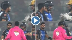 मैच के दौरान फूटा Babar Azam का गुस्सा! स्लेड्जिंग करने वाले विकेट कीपर की लगाई क्लास, देखे वीडियो