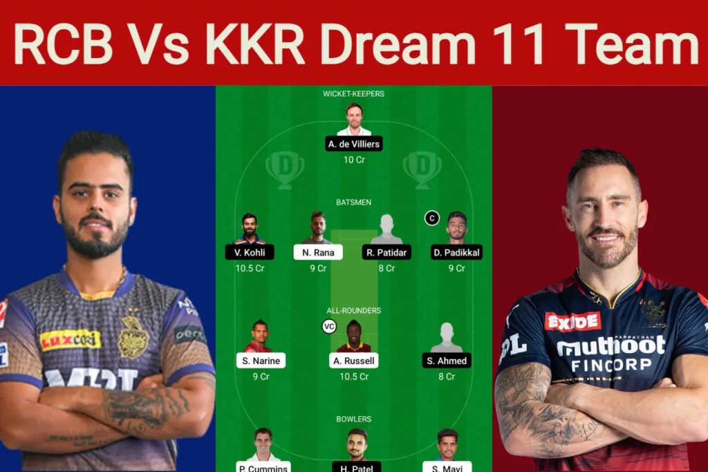 kkr vs rcb dream 11 prediction 1024x682 1